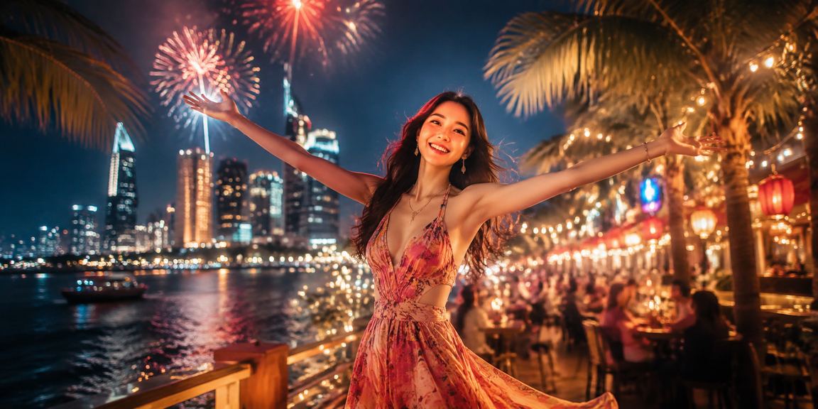Không khí chợ đêm Thành phố Hồ Chí Minh với người dùng nhận thưởng đăng ký mới