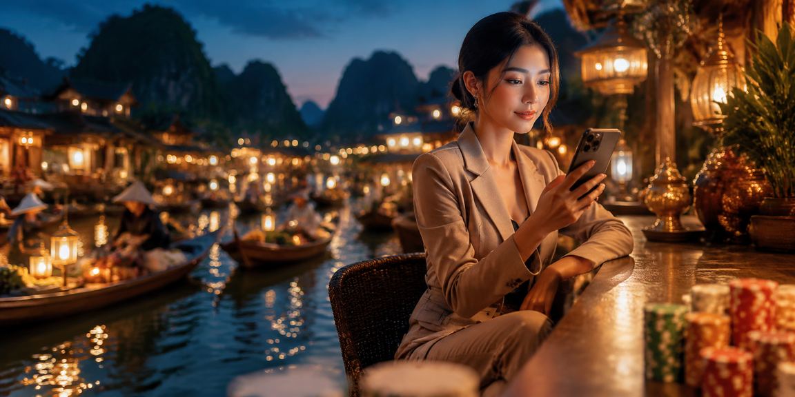 Người dùng truy cập nền tảng casino trên điện thoại tại Ninh Bình